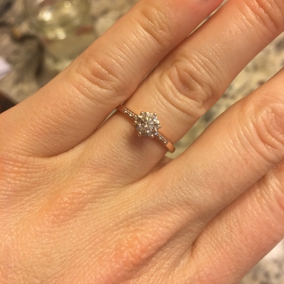 Anna Sheffield Rose Gold Hazeline Ring - Picture 8 of 8